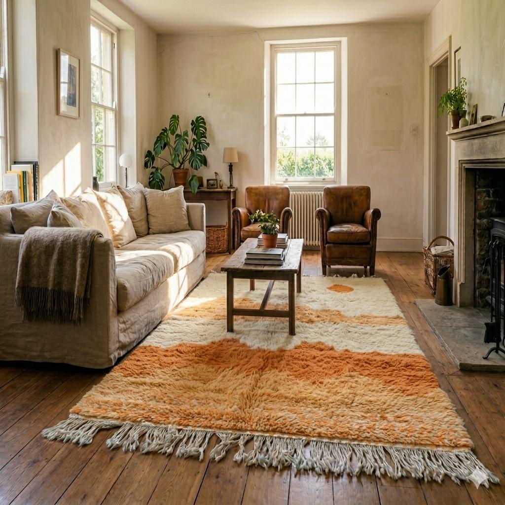 Custom Beni Ourain Moroccan rug
